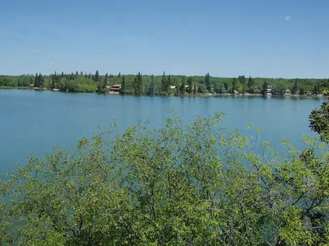 View across Crystal Lake